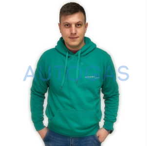 Худі GREENGAS, зелений, розмір S