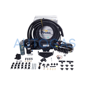 Комплект Prins VSI-3 DI COMPACT, 4 цил. з редуктором eVP-500, універсальний Type E, з форсунками Keihin KN9 82 сс