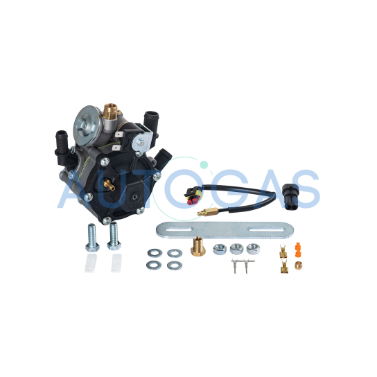 Мини-комплект STAG-200 GoFast V17, редуктор STAG R02 EL (100 кВт), форсунки STAG W01 4 цил., с жиклерами D1.5 мм и без штуцер. в коллектор, фильтр - фото 8