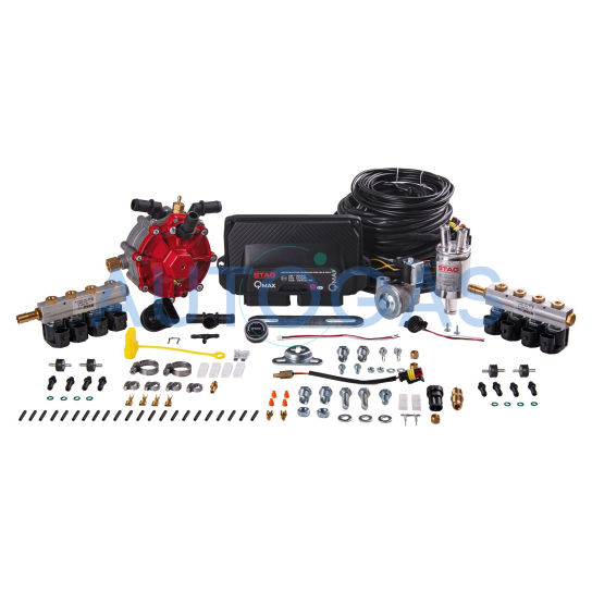Мини-комплект STAG QMAX 8 цил., редуктор STAG R01 до 250 л.с., форсунки STAG W01 4 цил., жиклер D1.5 мм и без штуцер. в коллектор, с фильтром - фото 1 Мини-комплект STAG QMAX 8 цил., редуктор STAG R01 до 250 л.с., форсунки STAG W01 4 цил., жиклер D1.5 мм и без штуцер. в коллектор, с фильтром - фото 1