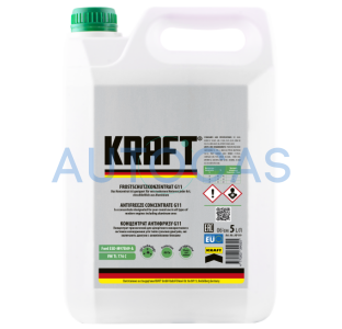 Антифриз зеленый концентрат 5 л "KRAFT" G11