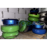 _Баллон тороидальный пропан-бутан наружный H240 mm, D720 mm, 76 л, GREENGAS, Зеленый (выставочный образец, произведён до 2017 года) - фото 1