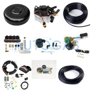 Комплект 4 цил. STAG-4 QBOX PLUS, редуктор STAG R01 150 л.с. (110 кВт), форсунки STAG W02 BFC, фильтр 12/12, мульт.220-30 с катушкой, тор.220x630+ВЗУ
