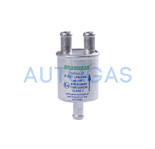 Фільтр парової фази газу 12/2x12 з паперовим фільтроелементом F781-C, GREENGAS