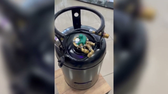 Балон побутовий пропан-бутан 30 л, D300 mm, L585 mm, GREENGAS у зборі з мультиклапаном та ВЗУ