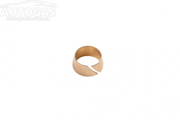 картинка Ниппель (латунь) зажимной с разрезом для термопластиковой трубки D8 (Тип Faro), Gomet в интернет-магазине AutogasMarket