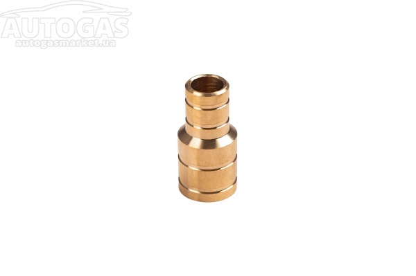 картинка Переходник тосольный D16xD22 (латунь), Gomet в интернет-магазине AutogasMarket