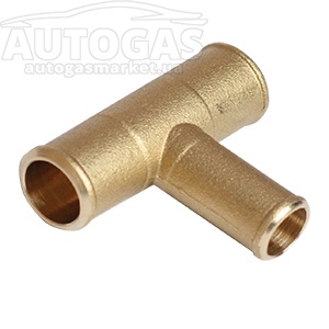 картинка Тройник тосольный D19xD19xD16 (латунь), Gomet в интернет-магазине AutogasMarket
