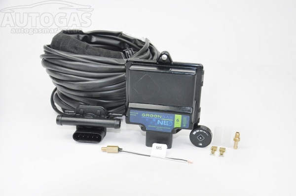 картинка Электроника  GREENGAS NEO, 6 цил. разъем газ. форсунок тип Valtek, с датчиком темп. ред. и МАР датчиком, без датчика уровня в интернет-магазине AutogasMarket