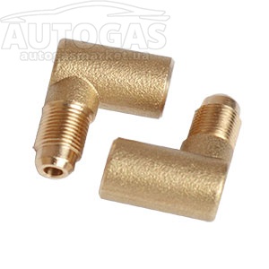 картинка Угольник для мультиклапана M10x1/M10x1 (6-6), Gomet в интернет-магазине AutogasMarket