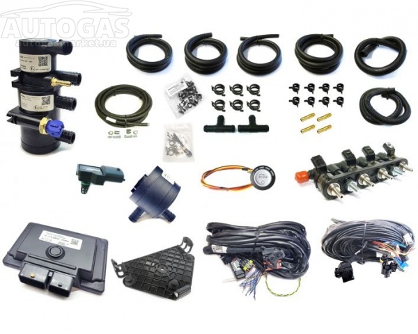 картинка Комплект  Prins VSI-3 DI c редуктором eVP-500 (пропан-бутан, прямой впрыск) 4 цил. универсальный Type E, с форсунками Keihin KN9 73 сс COMPACT в интернет-магазине AutogasMarket