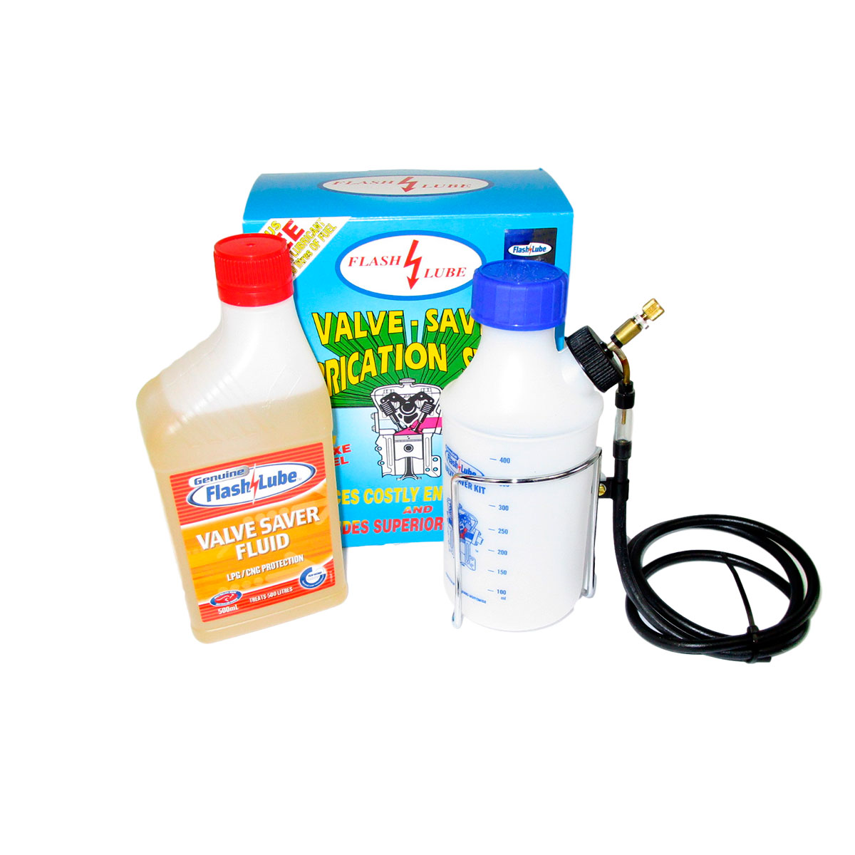 картинка Комплект Flashlube (cистема защиты клапанов FVSK + жидкость Flashlube) в интернет-магазине AutogasMarket