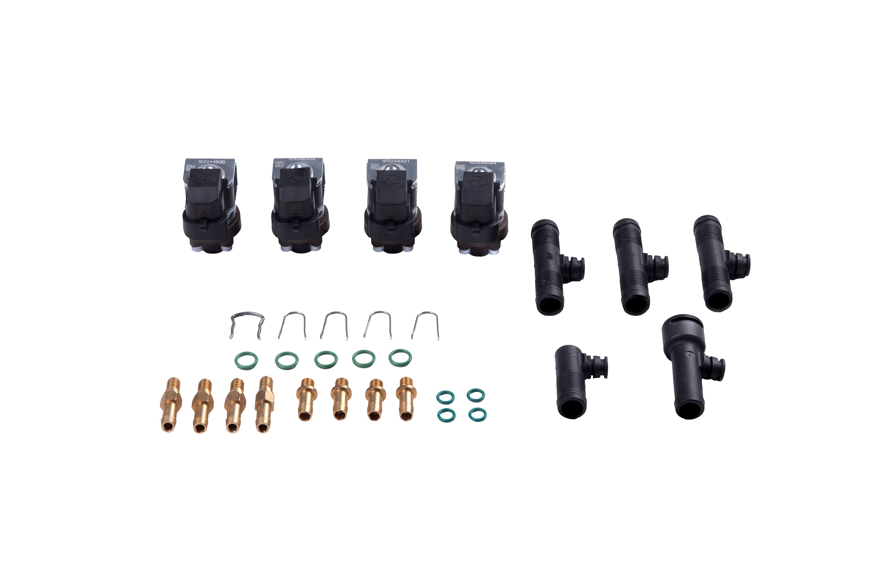 картинка Миникомплект STAG 300 QMax Plus 8ц, редуктор STAG R02 TWIN, форсунки STAG W02 BFC 4ц, фильтр STAG GF01 в интернет-магазине AutogasMarket