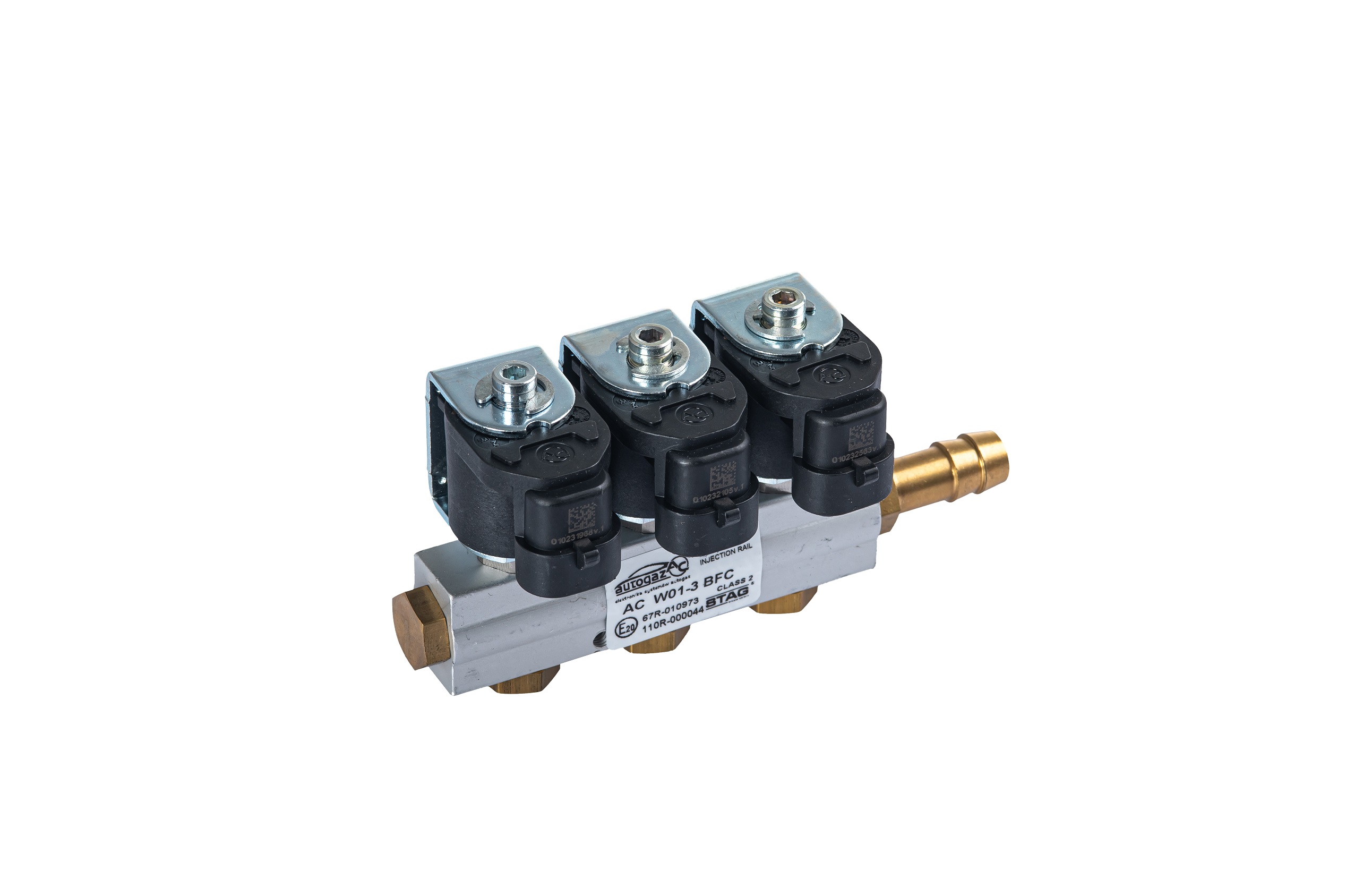 картинка Мини-комплект STAG QMax Basic 6ц с редуктором STAG R01 до 250 л.с.(185 кВт), форс.STAG W01 3 цил., жиклер. D 1.5 мм и штуцер. в коллектор, с фильтром в интернет-магазине AutogasMarket