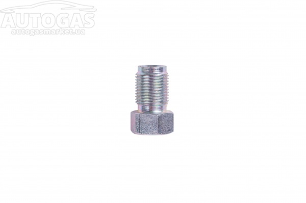 картинка Гайка D 6 M12x1, (сталь) прорезная для стальной трубки, Emer в интернет-магазине AutogasMarket