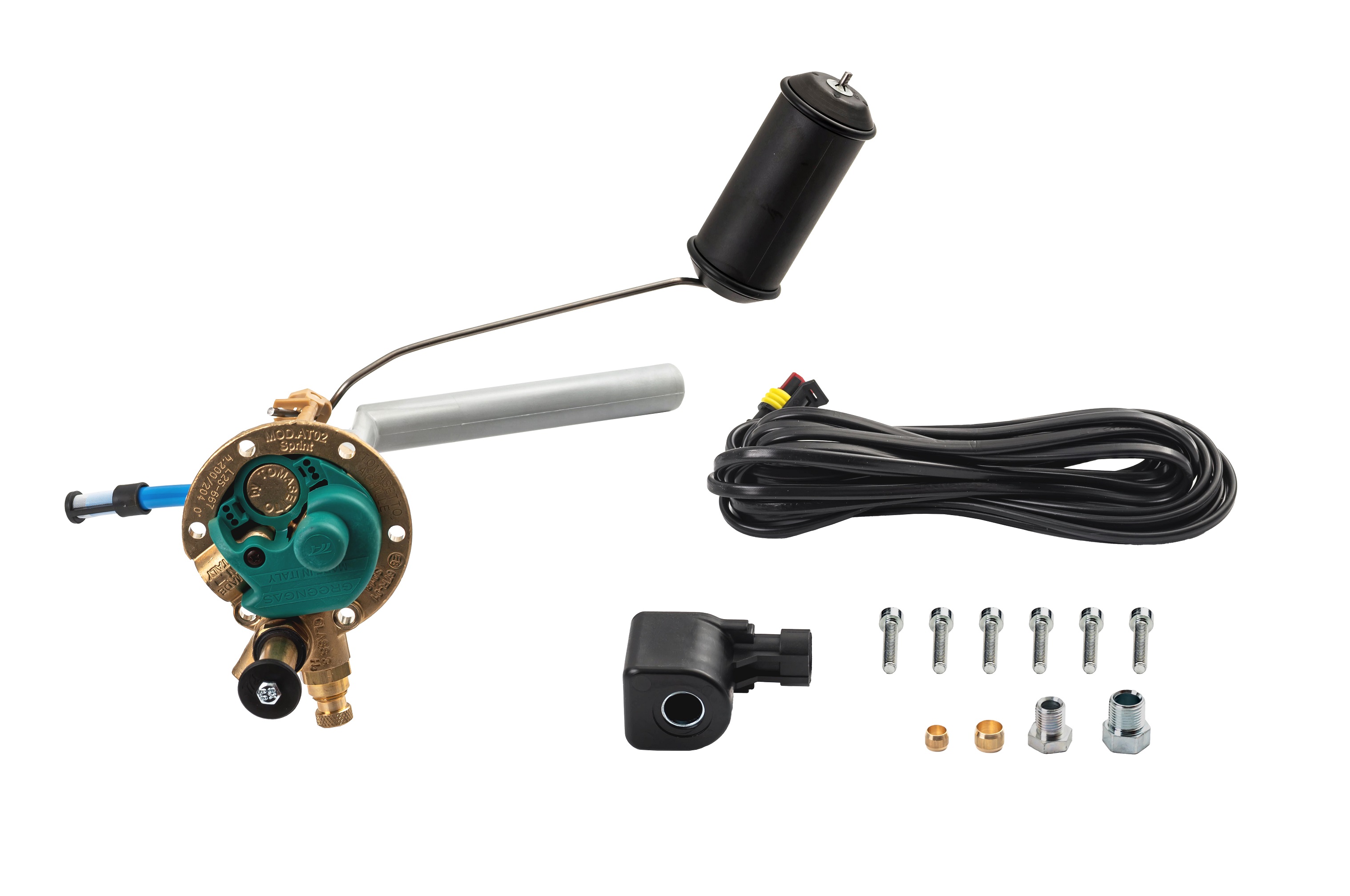 картинка Мультиклапан H200-0, AT02 Sprint R67-01, с катушкой, без ВЗУ (без протектора в комплекте), GREENGAS в интернет-магазине AutogasMarket