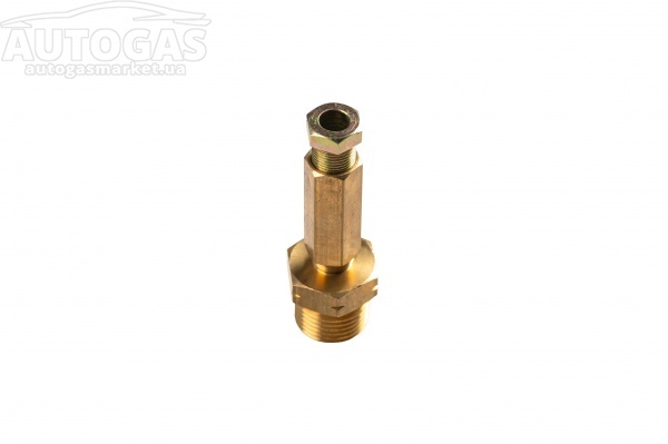 картинка Переходник с медной трубки D8 (М12х1) на редуктор бытовой (W 21,8L) в интернет-магазине AutogasMarket