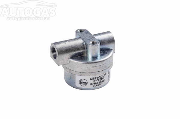 картинка Фильтр жидкой фазы газа (пропан-бутан) D8/D8 с бумажным сменным фильтроэлементом, F701, Certools в интернет-магазине AutogasMarket