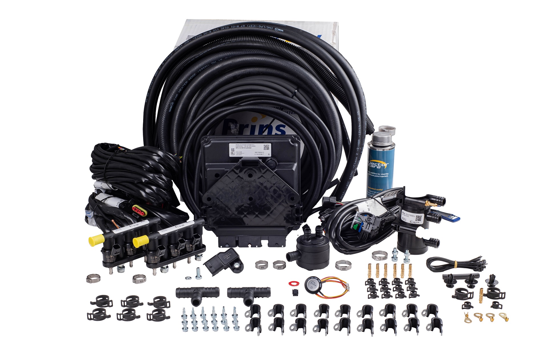 картинка Комплект  Prins VSI-3 DI c редуктором eVP-500 (пропан-бутан, прямой впрыск) 6 цил. универсальный Type G, с форсунками Keihin KN9 73 сс в интернет-магазине AutogasMarket