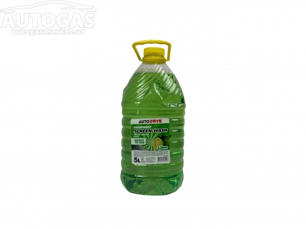 картинка Омыватель стекла (лето) "AUTO DRIVE" 5 л. (LIME) в интернет-магазине AutogasMarket