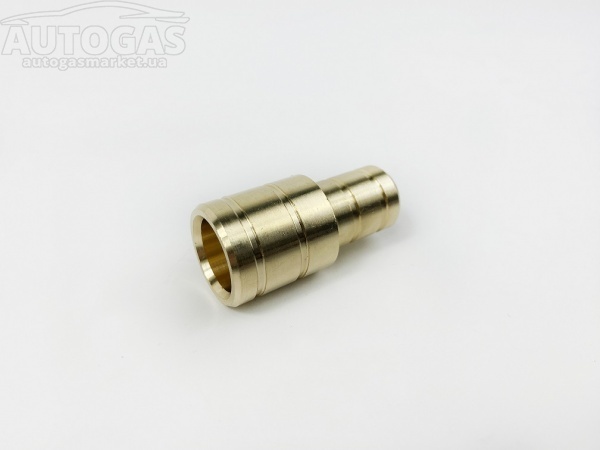 картинка Переходник тосольный D16xD22 (латунь), Gomet в интернет-магазине AutogasMarket