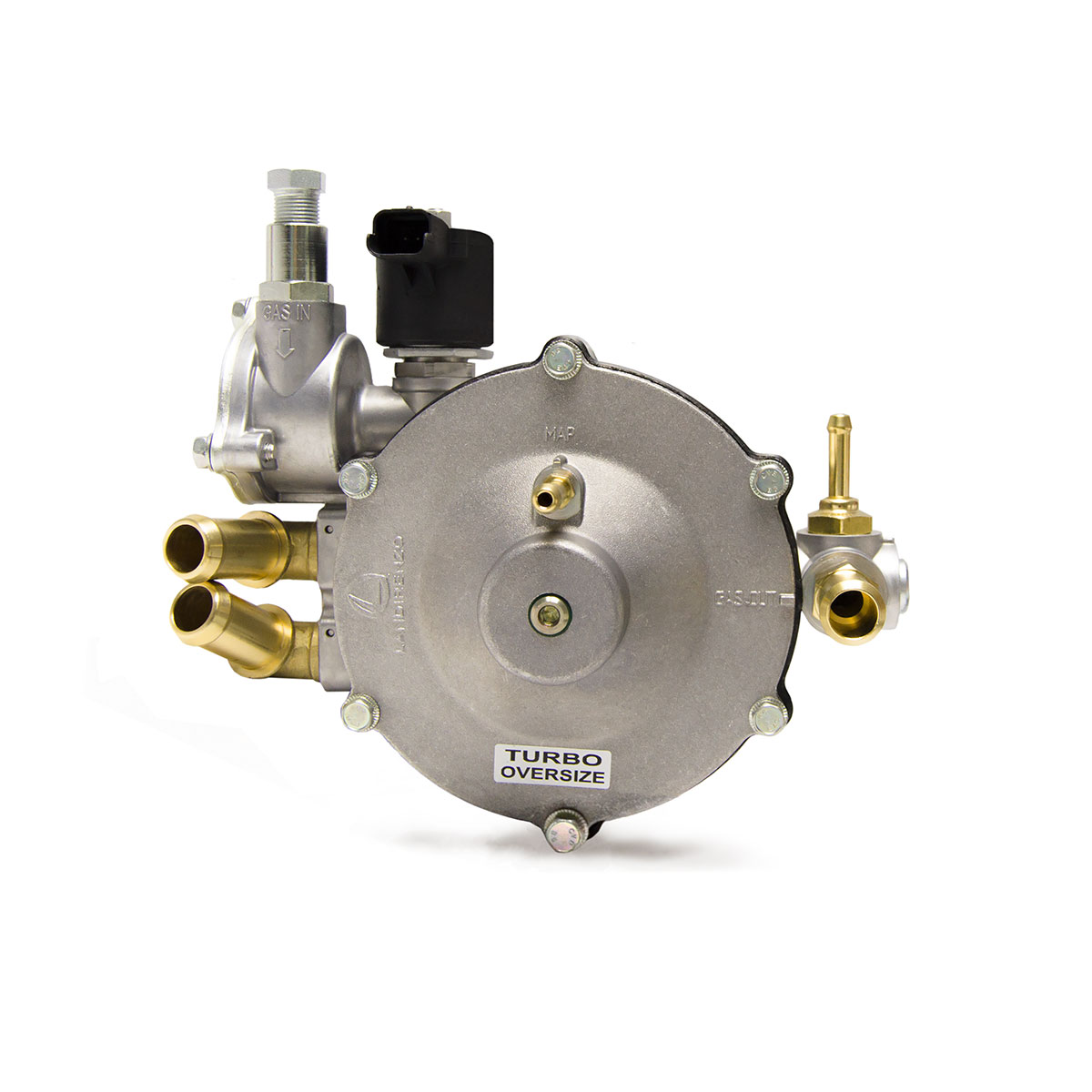 картинка Редуктор Landi Renzo LI10 TURBO OVERSIZE (пропан-бутан), 4-е пок., до 272 л.с. (200кВт),  вход D8 (M12x1), выход D14 в интернет-магазине AutogasMarket