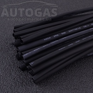 картинка Трубка термоусадочная 100см, 2:1 d=4 черная в интернет-магазине AutogasMarket