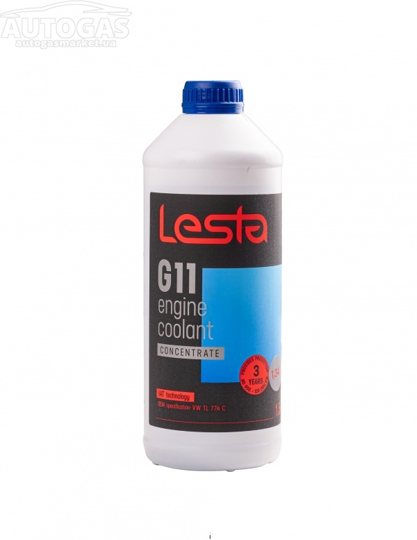 картинка Антифриз синий концентрат 1,5 кг "Lesta"  G11 в интернет-магазине AutogasMarket