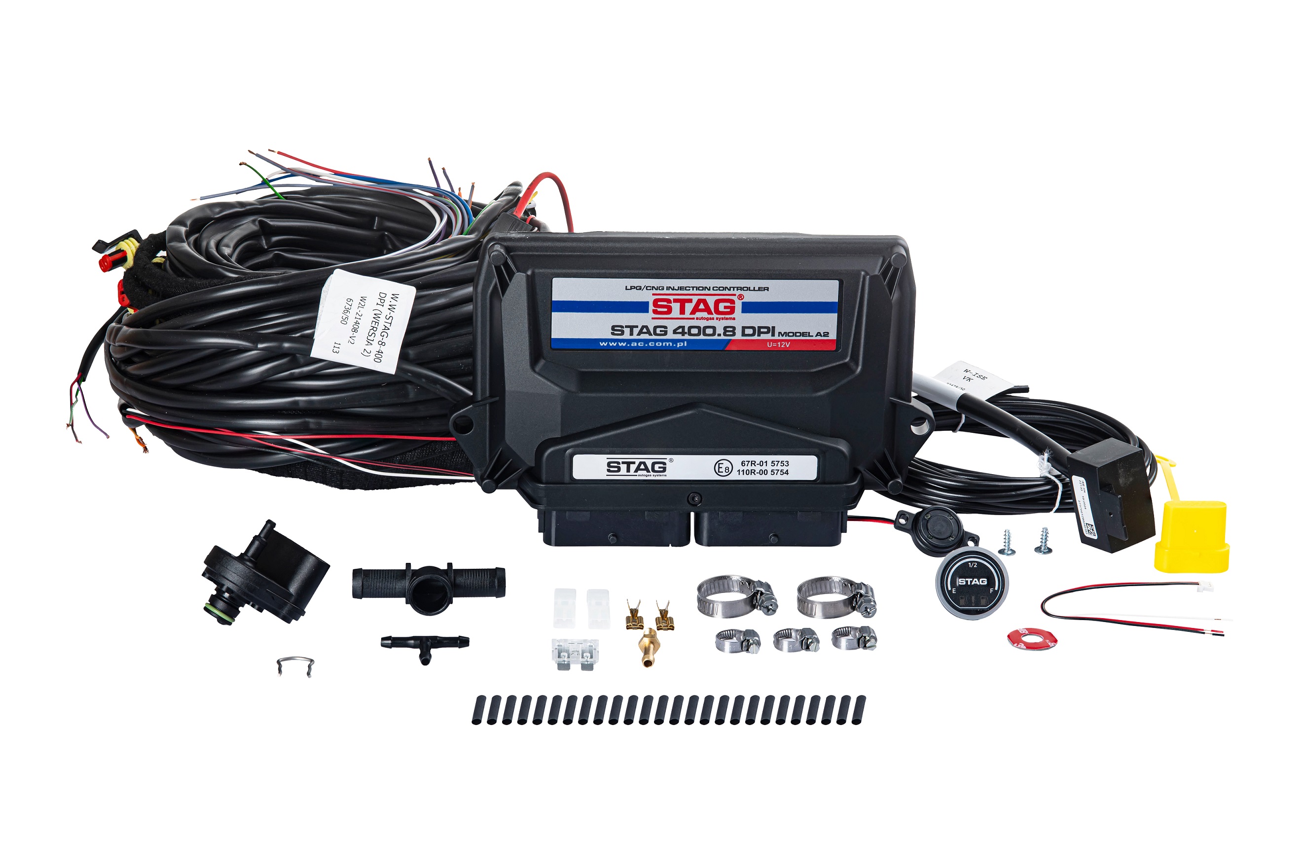 картинка Электроника  STAG-400 DPI 8 цил. NISSAN Patrol, Infiniti QX, разъем типа Valtek, без датчика темп. ред., LED-600 в интернет-магазине AutogasMarket