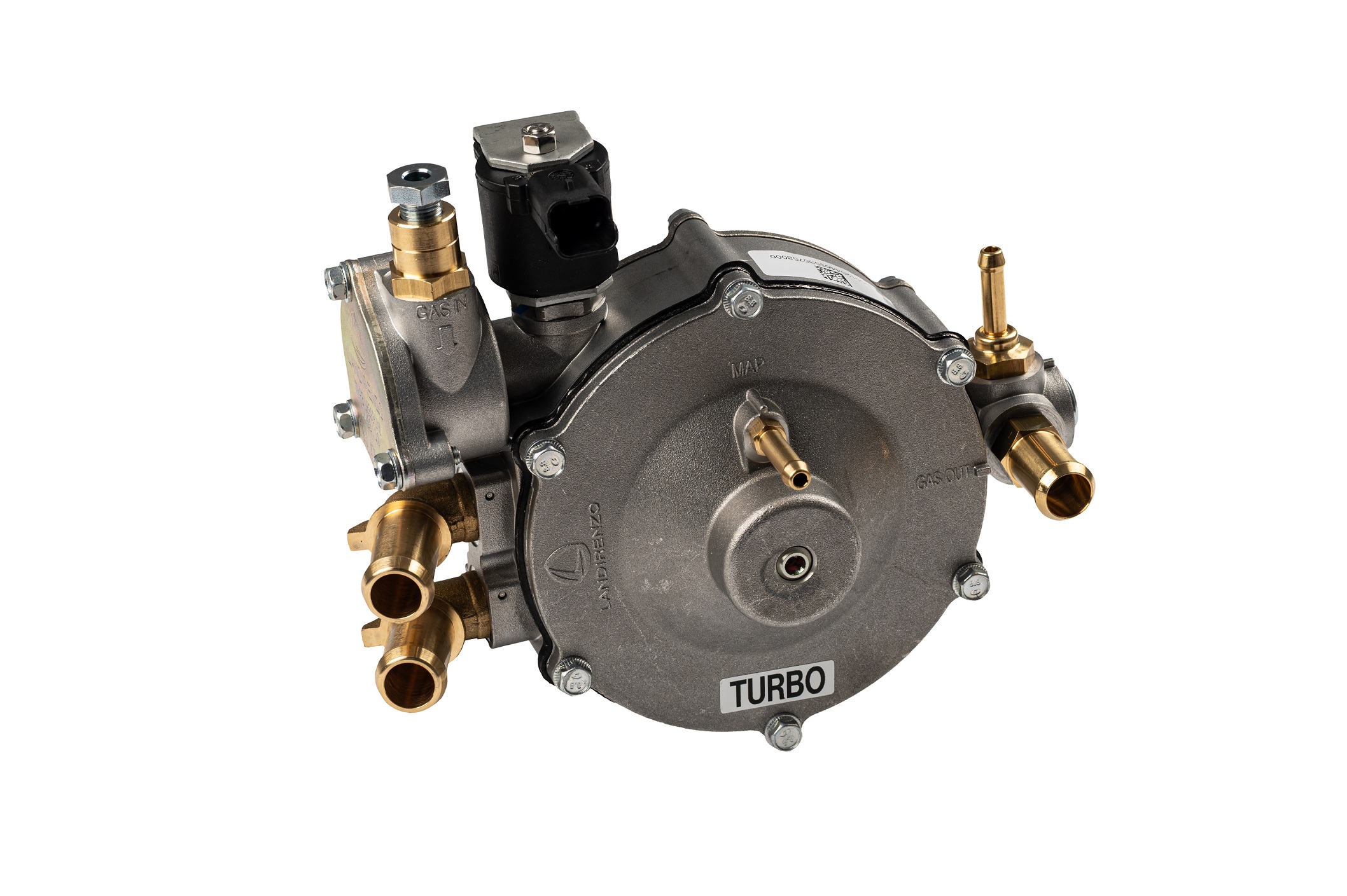 картинка Редуктор Landi Renzo LI10 TURBO (пропан-бутан), 4-е пок., 215 л.с. (160кВт),  вход D6 (M10x1), выход D14 в интернет-магазине AutogasMarket