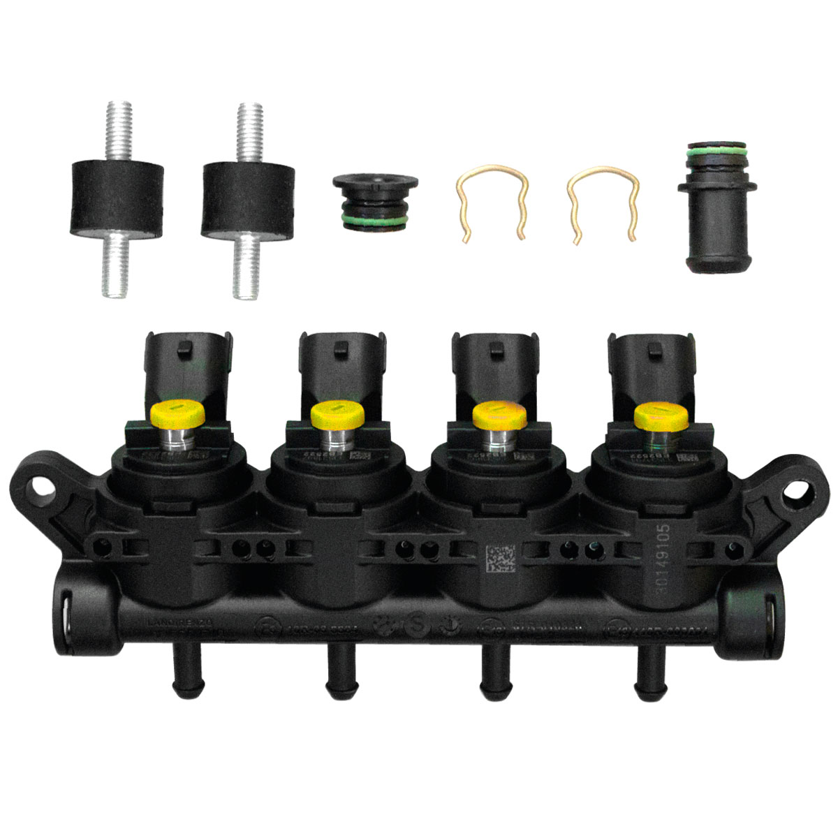 картинка Форсунки Landi Renzo GI12 TYPE XS 4 цилиндра в интернет-магазине AutogasMarket