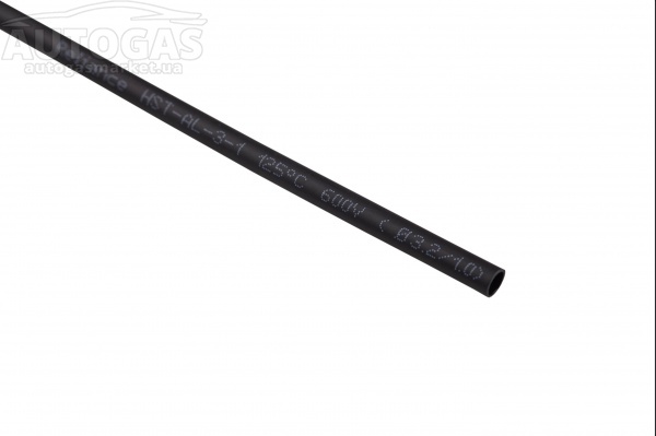 картинка Трубка термоусадочная с клеем100 см, d=3.2/1.0 черная в интернет-магазине AutogasMarket