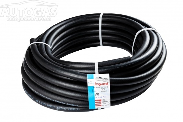картинка Рукав LPG/CNG D16, раб. давл.0,45 MПа, длина 50м, цена за 1 м, Fagumit в интернет-магазине AutogasMarket