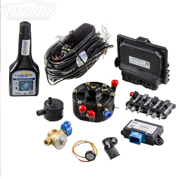 картинка Комплект  Prins VSI-2.0 DI (пропан-бутан, прямой впрыск) 4 цил. универсальный Type B, с форсунками Keihin KN9 52 сс в интернет-магазине AutogasMarket
