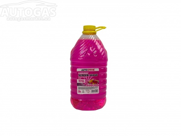 картинка Омыватель стекла (лето) "AUTO DRIVE" 5 л. (BUBBLE GUM) в интернет-магазине AutogasMarket