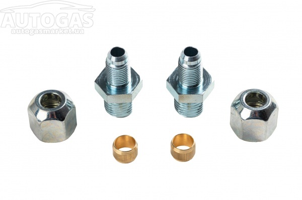 картинка Переходник для медной трубки с D6 (М10х1) на D8 конусний в интернет-магазине AutogasMarket