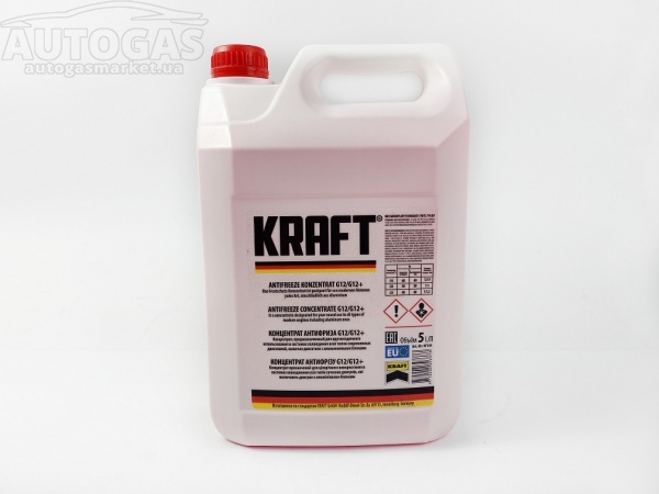 картинка Антифриз красный концентрат 5 л "KRAFT"  G12 в интернет-магазине AutogasMarket