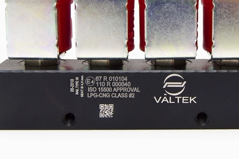 Оригінальні форсунки Valtek, QR-код